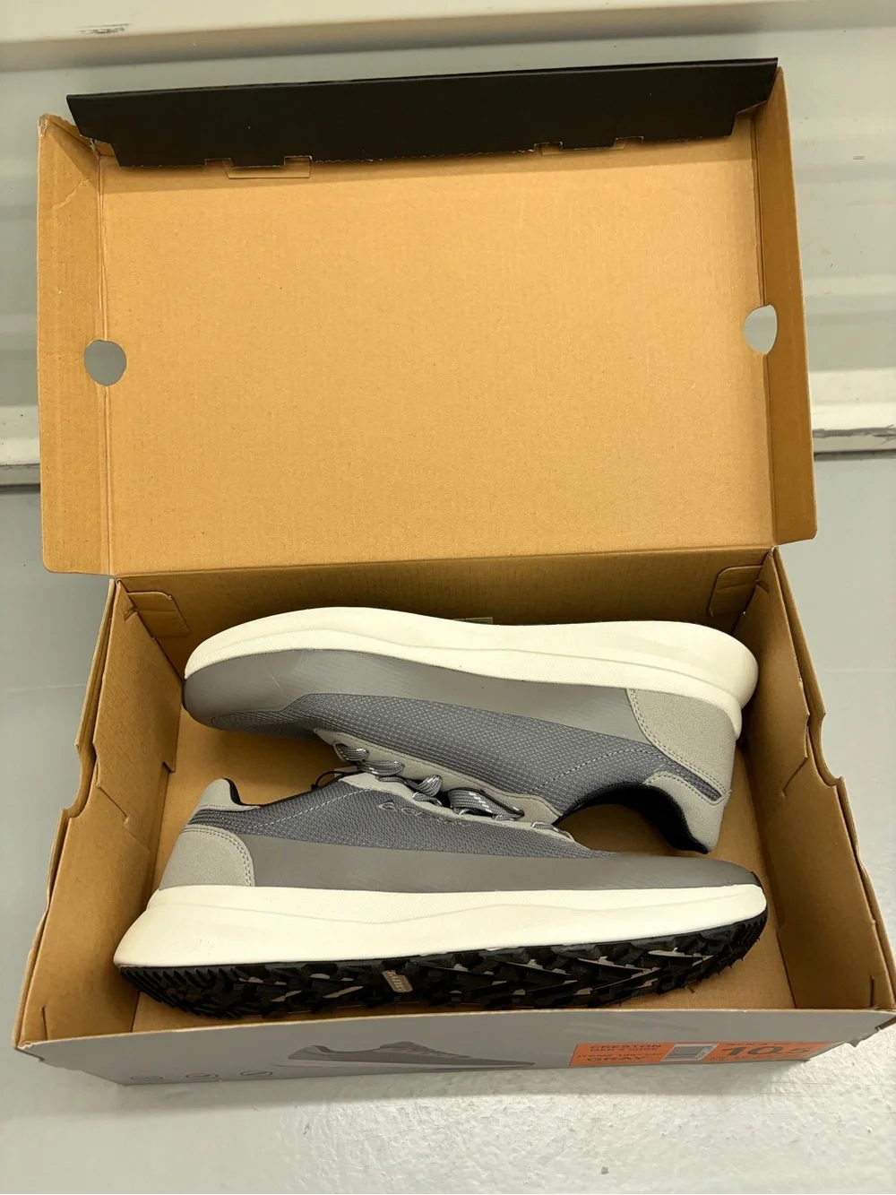 Gerry Men's Creston Lightweight Athletic Sneakers Gray NIB - Size 10.5